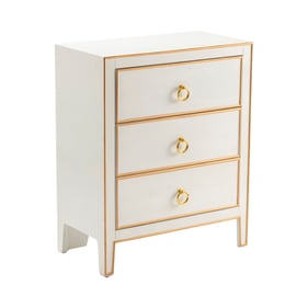 Crestview Collection Phoebe White Chest