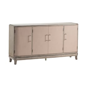 Crestview Collection Marshall Grey Wash Acrylic Sideboard