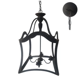 Crestview Collection Metal Chandelier Lamp