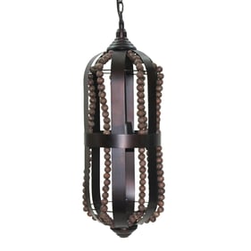 Crestview Collection Bailey Bronze Oak Beads Pendant