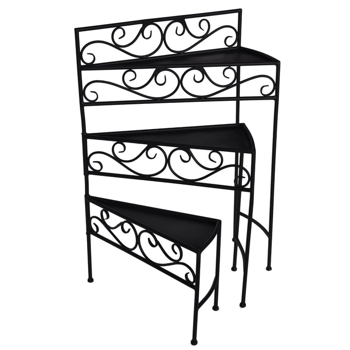 Crestview Collection Cascade Shelf Metal Rack CRST-CVTFR1007