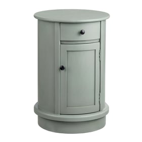 Crestview Collection Grey Round Accent Table