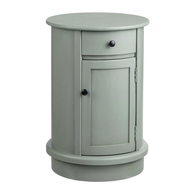 Crestview Collection Grey Round Accent Table CRST-EVFZR4169