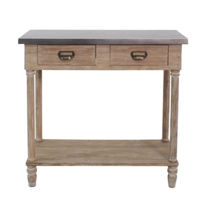 Crestview Collection Wooden Console Table CRST-FZR2828WDSNG