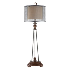 Crestview Collection Kenwood Burlap Table Lamp