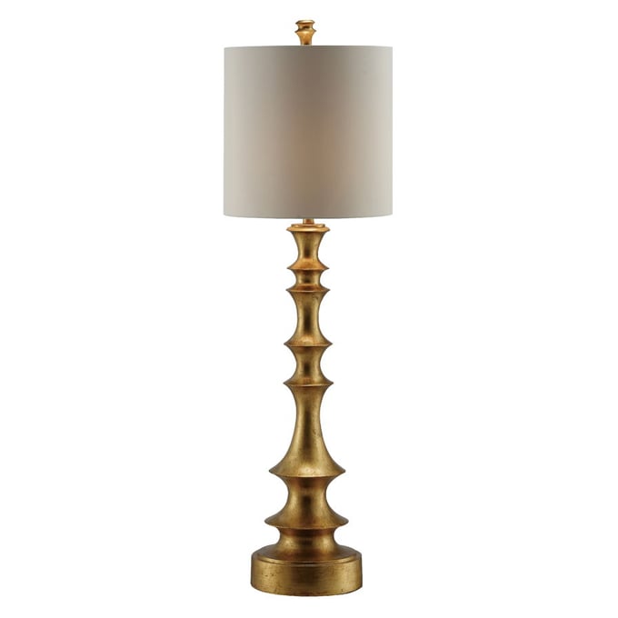 Crestview Collection Langston Gold Leaf Table Lamp CRST-CVAVP659