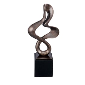 Crestview Collection Black Bronze Free Form Sculpture