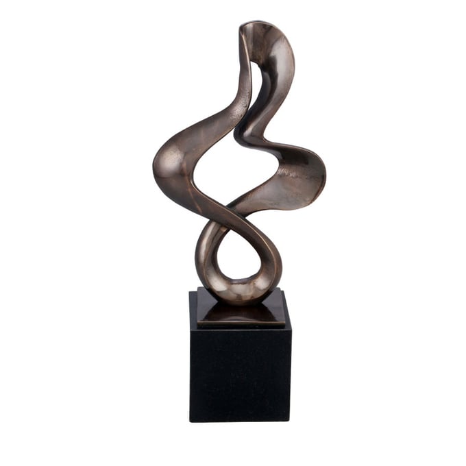 Crestview Collection Black Bronze Free Form Sculpture CRST-CVDEN071