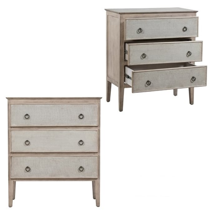 Crestview Collection Hawthorne Estate Sand Drawer Chest CRST-CVFVR8050