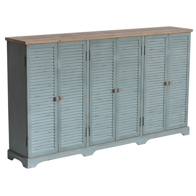 Crestview Collection Clearwater Sea Wash Sideboard CRST-CVFZR4560