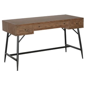 Crestview Collection Nolan Burnished Oak 3 Drawers Desk