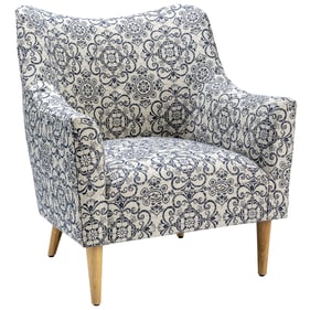 Crestview Collection Huntington Blue Arm Chair