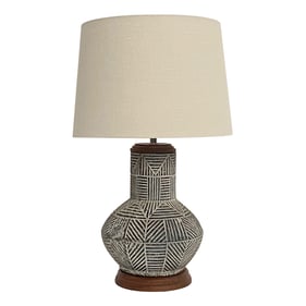 Crestview Collection Monterey Stone Washed Natural Table Lamp