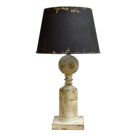 Crestview Collection De Vine Black White Table Lamp