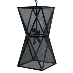 Crestview Collection Zander Black Pendant Lamp