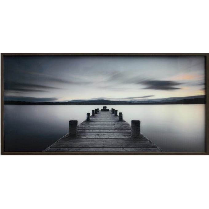 Crestview Collection Tempered Glass Pier Walk Wall Art CRST-CVTOP2635