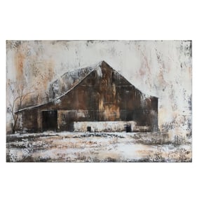 Crestview Collection Rusty Farm Wall Art