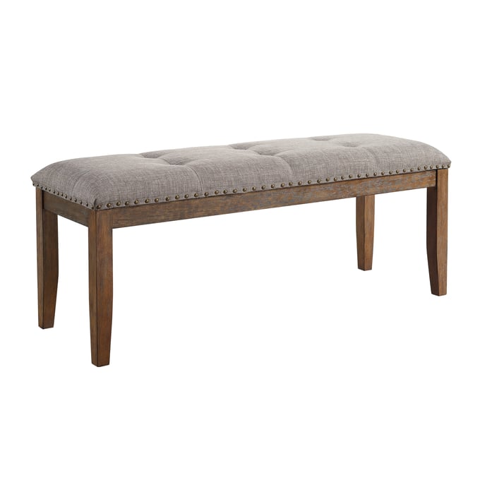 Crown Mark Vesper Grey Bench CRW-1211-BENCH