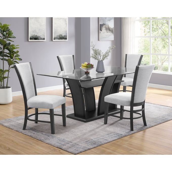 Crown Mark Camelia 5pc Dining Room Set CRW-1216DVT-4272-DT-S1