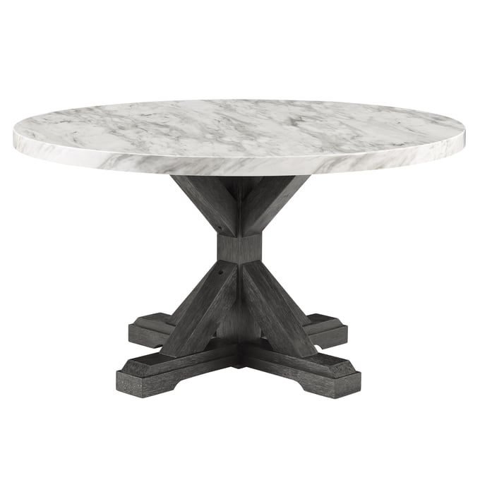 Crown Mark Vance Faux Marble Round Dining Table CRW-1318T-54R-TABLE