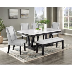 Crown Mark Vance 6pc Dining Room Set