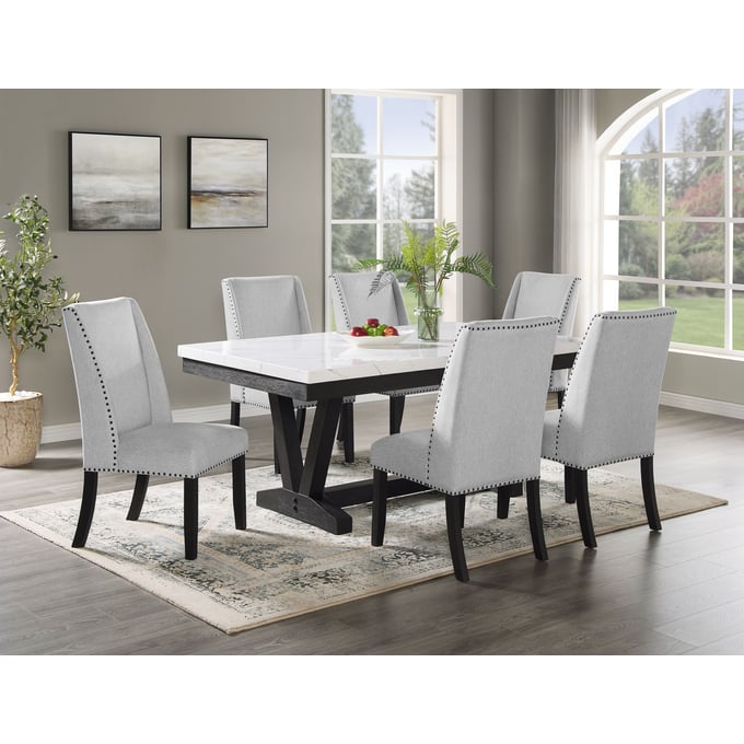 Crown Mark Vance 7pc Dining Room Set CRW-1319T-4272-DR-S1