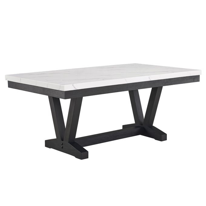 Crown Mark Vance Faux Marble Dining Table CRW-1319T-4272