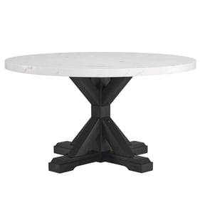 Crown Mark Vance Faux Marble Round Dining Table