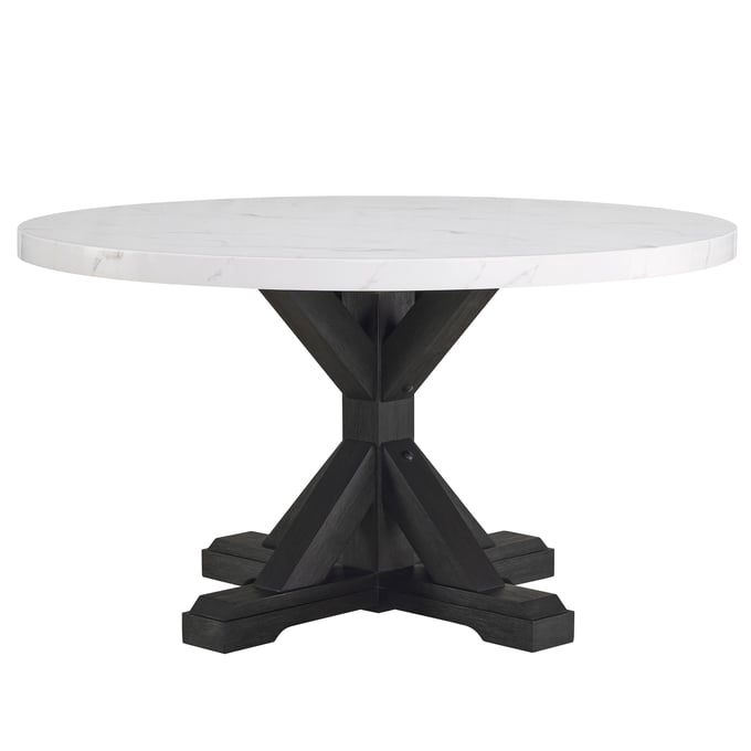 Crown Mark Vance Faux Marble Round Dining Table CRW-1319T-54R-DT