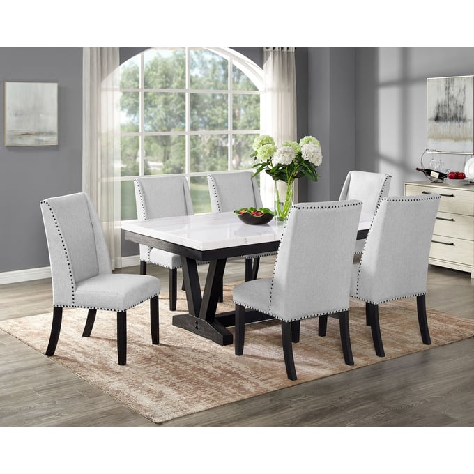 Crown Mark Varley 7pc Dining Room Set CRW-1320T-4272-DR-S1