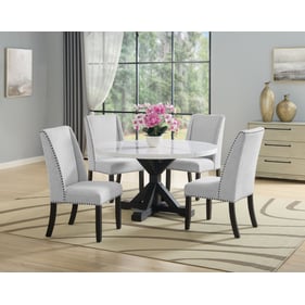 Crown Mark Varley 5pc Round Dining Room Set