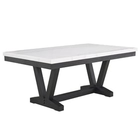 Crown Mark Varley Genuine Marble Dining Table