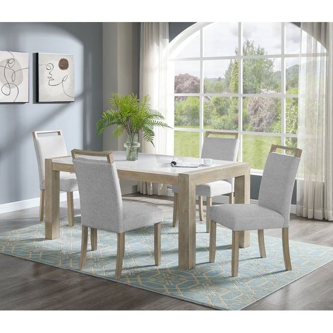 Crown Mark Dune 5pc Dining Room Set CRW-1321T-3866-DT-S1