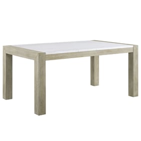 Crown Mark Dune Genuine Marble Dining Table