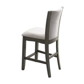 2 Crown Mark Camelia Grey Counter Height Chairs