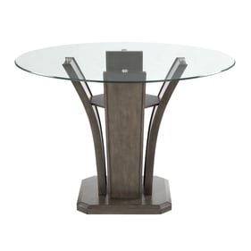 Crown Mark Camelia Clear Counter Height Table