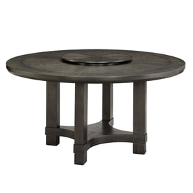 Crown Mark Jeffries Round Table with Lazy Susan