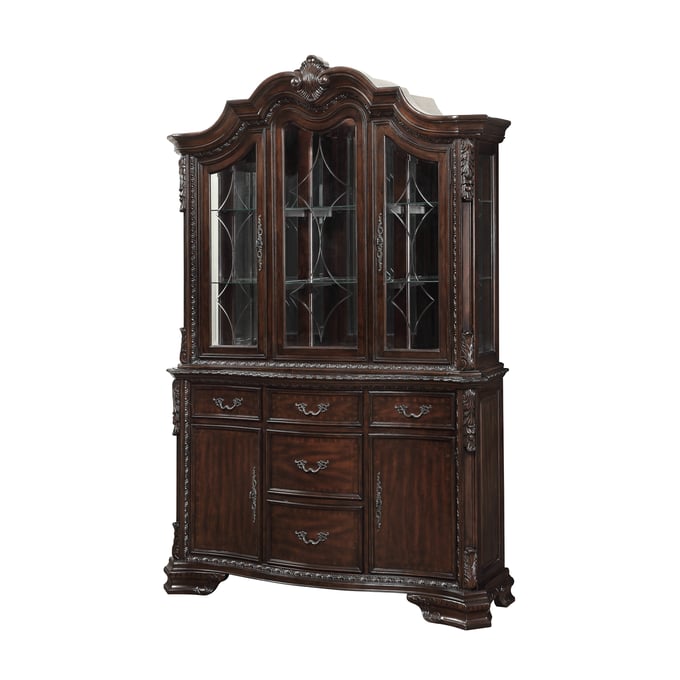 Crown Mark Kiera Brown Buffet and Hutch CRW-2150-BUF