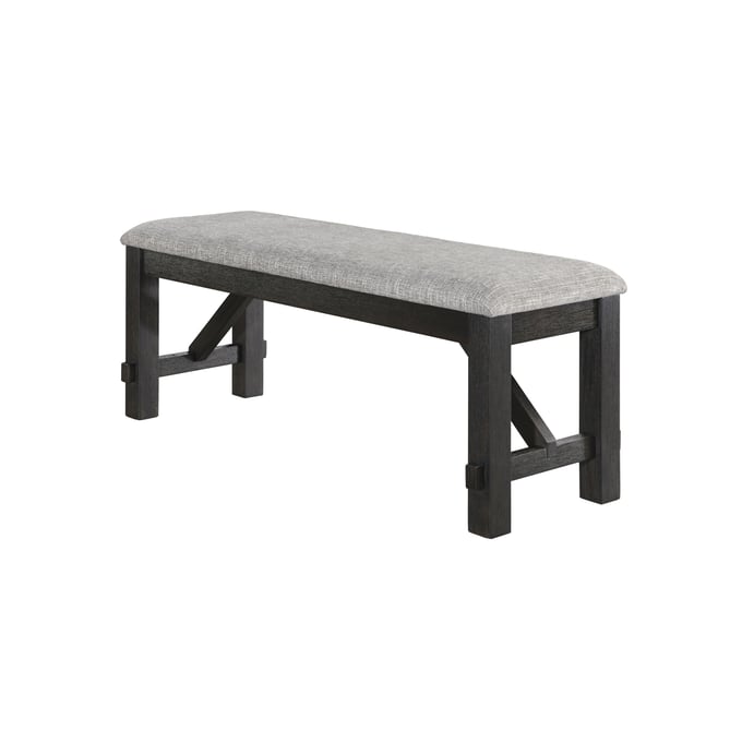 Crown Mark Maribelle Wheat Charcoal Bench CRW-2158WC-BENCH