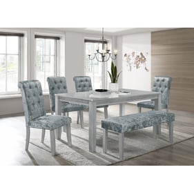 Crown Mark Vela 6pc Dining Room Set