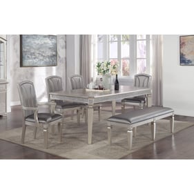 Crown Mark Klina 6pc Dining Room Set with Arm Chair