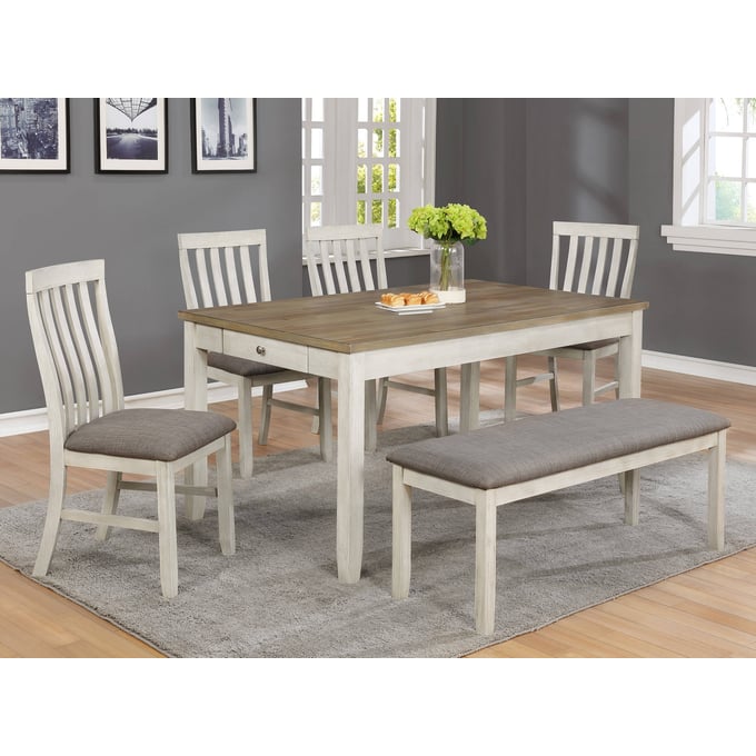 Crown Mark Nina 6pc Dining Room Set CRW-2217-DR-S1