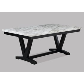 Crown Mark Tanner White Dining Table