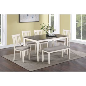 Crown Mark Rowan 6pc Dining Room Set