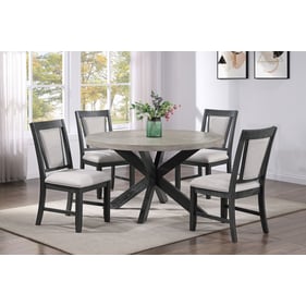 Crown Mark Stevens 5pc Round Dining Room Set