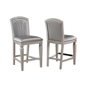 2 Crown Mark Klina Counter Height Chairs