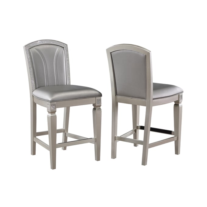 2 Crown Mark Klina Counter Height Chairs CRW-2700S-24