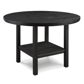 Crown Mark Guthrie Counter Height Table With Lazy Susan