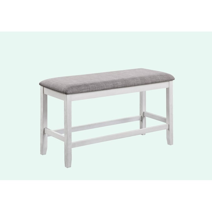 Crown Mark Nina Chalk Grey Counter Height Bench CRW-2715CG-BENCH