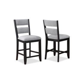 2 Crown Mark Frey Counter Height Chairs